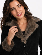 Winter Coat Velvet Fur Jacket