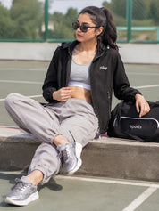 Windcheater Jacket with Detachable Hoodie