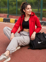 Windcheater Jacket with Detachable Hoodie