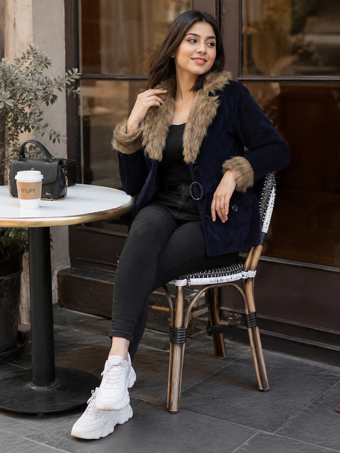 Winter Coat Velvet Fur Jacket