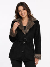 Winter Coat Velvet Fur Jacket