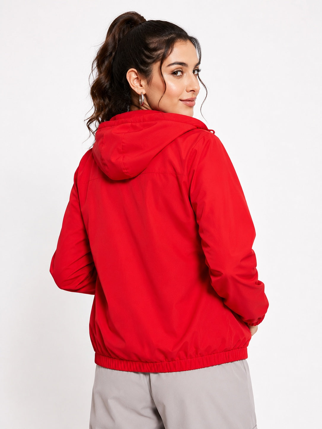 Windcheater Jacket with Detachable Hoodie
