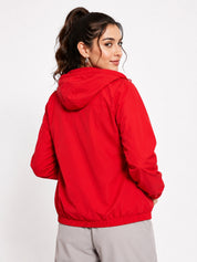 Windcheater Jacket with Detachable Hoodie