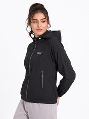 Windcheater Jacket with Detachable Hoodie
