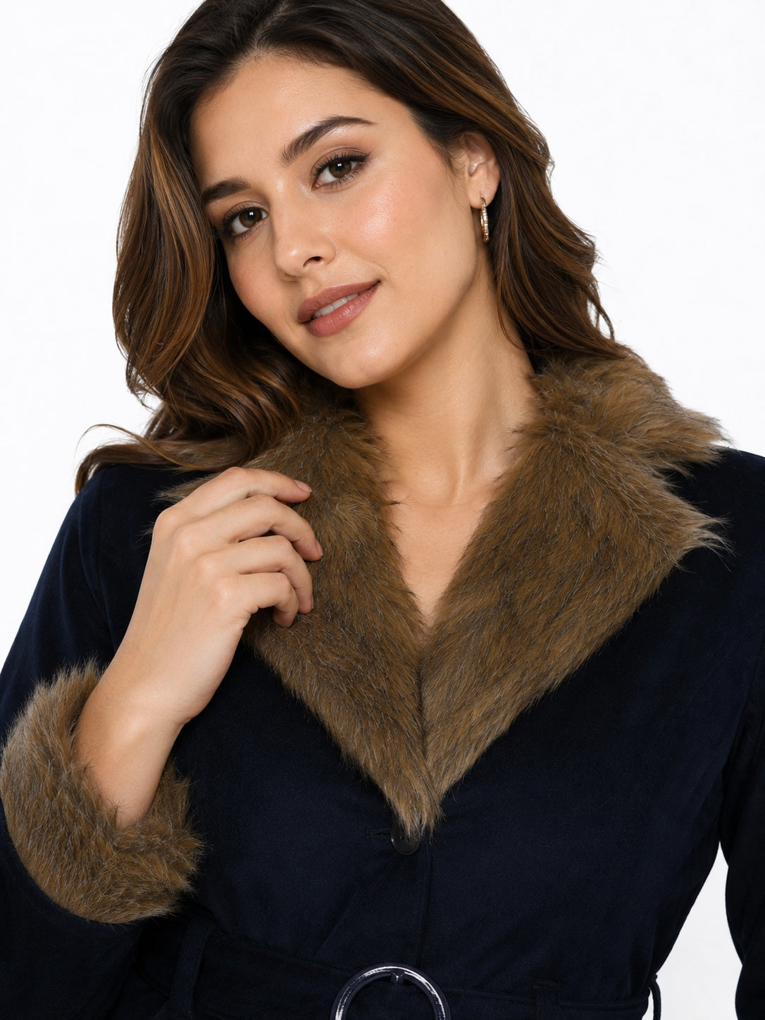 Winter Coat Velvet Fur Jacket
