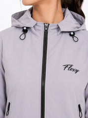 Windcheater Jacket with Detachable Hoodie