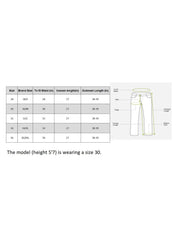 Straight Fit Full Length Solid Cargo Pant