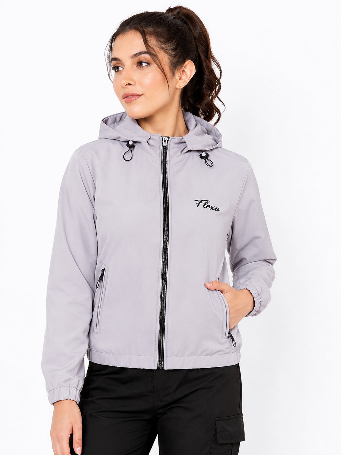 Windcheater Jacket with Detachable Hoodie