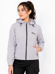 Windcheater Jacket with Detachable Hoodie