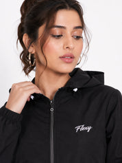 Windcheater Jacket with Detachable Hoodie