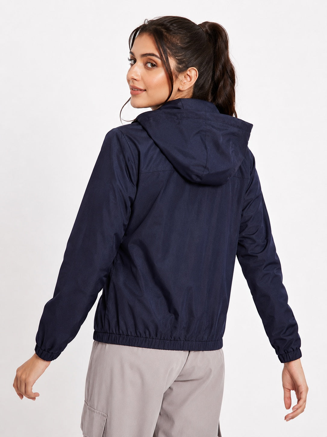 Windcheater Jacket with Detachable Hoodie