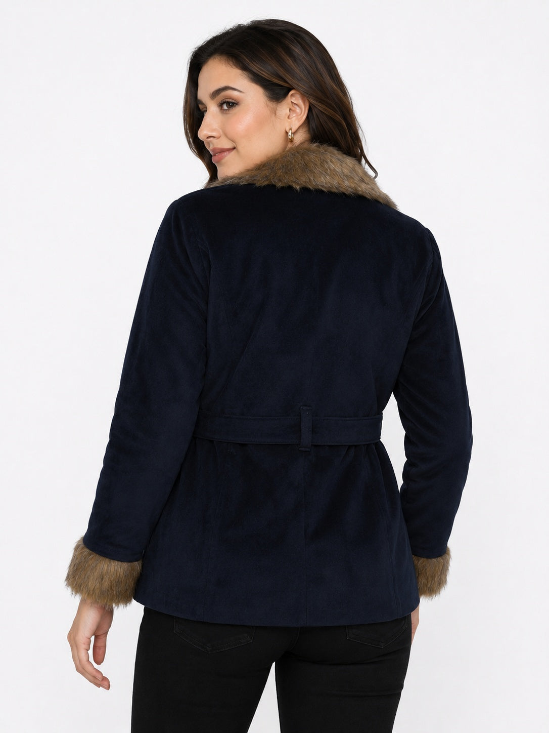 Winter Coat Velvet Fur Jacket