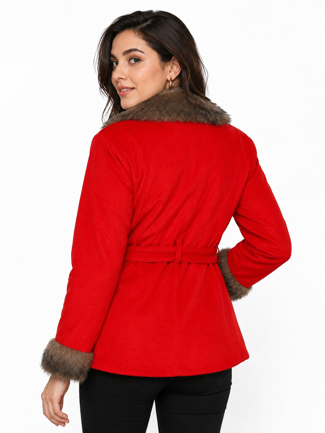 Winter Coat Velvet Fur Jacket