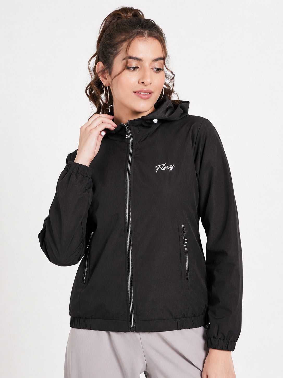Windcheater Jacket with Detachable Hoodie