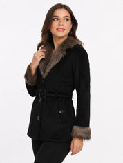 Winter Coat Velvet Fur Jacket