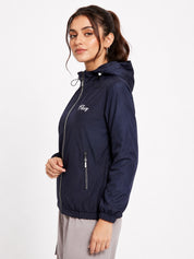 Windcheater Jacket with Detachable Hoodie