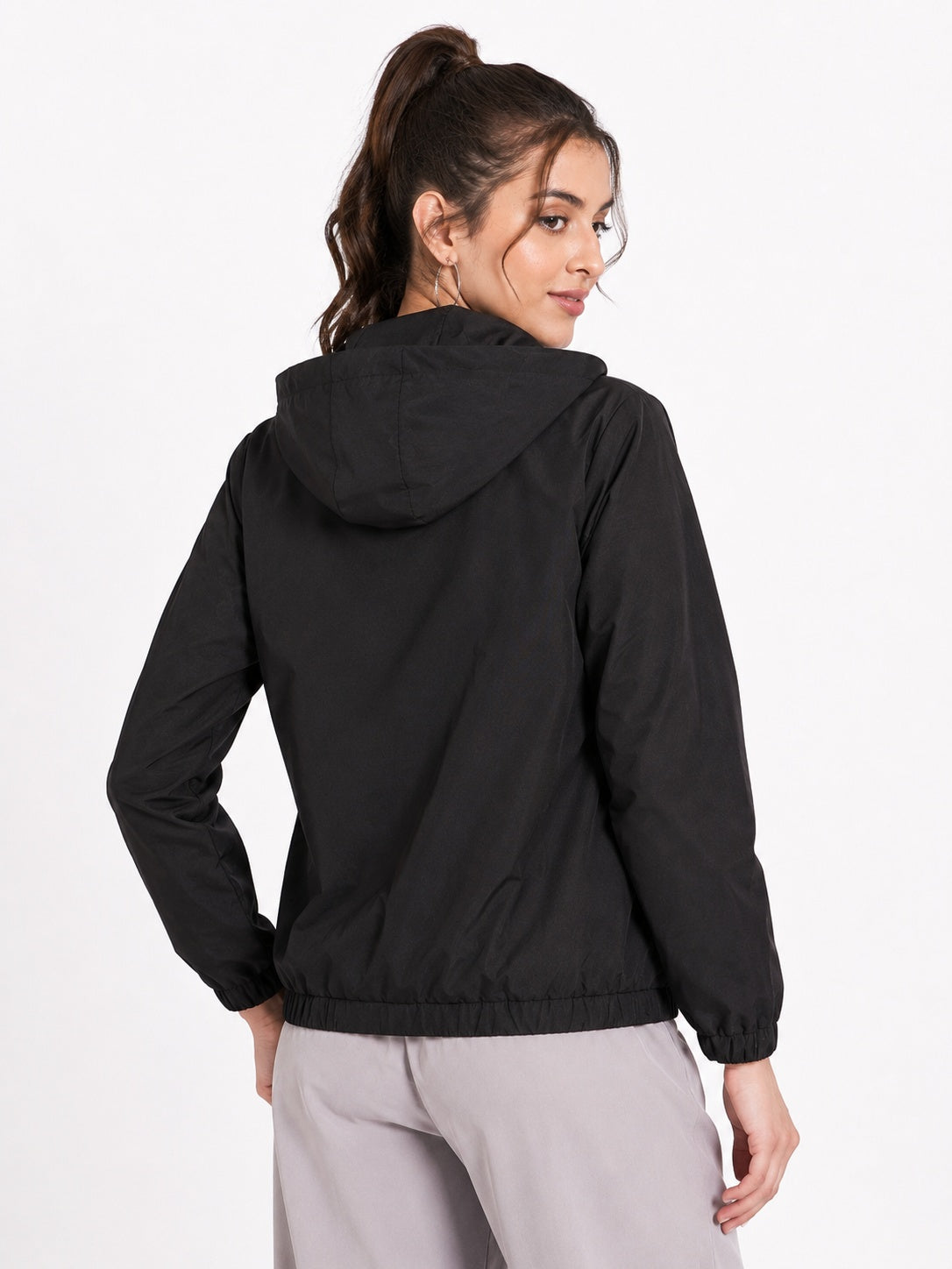 Windcheater Jacket with Detachable Hoodie