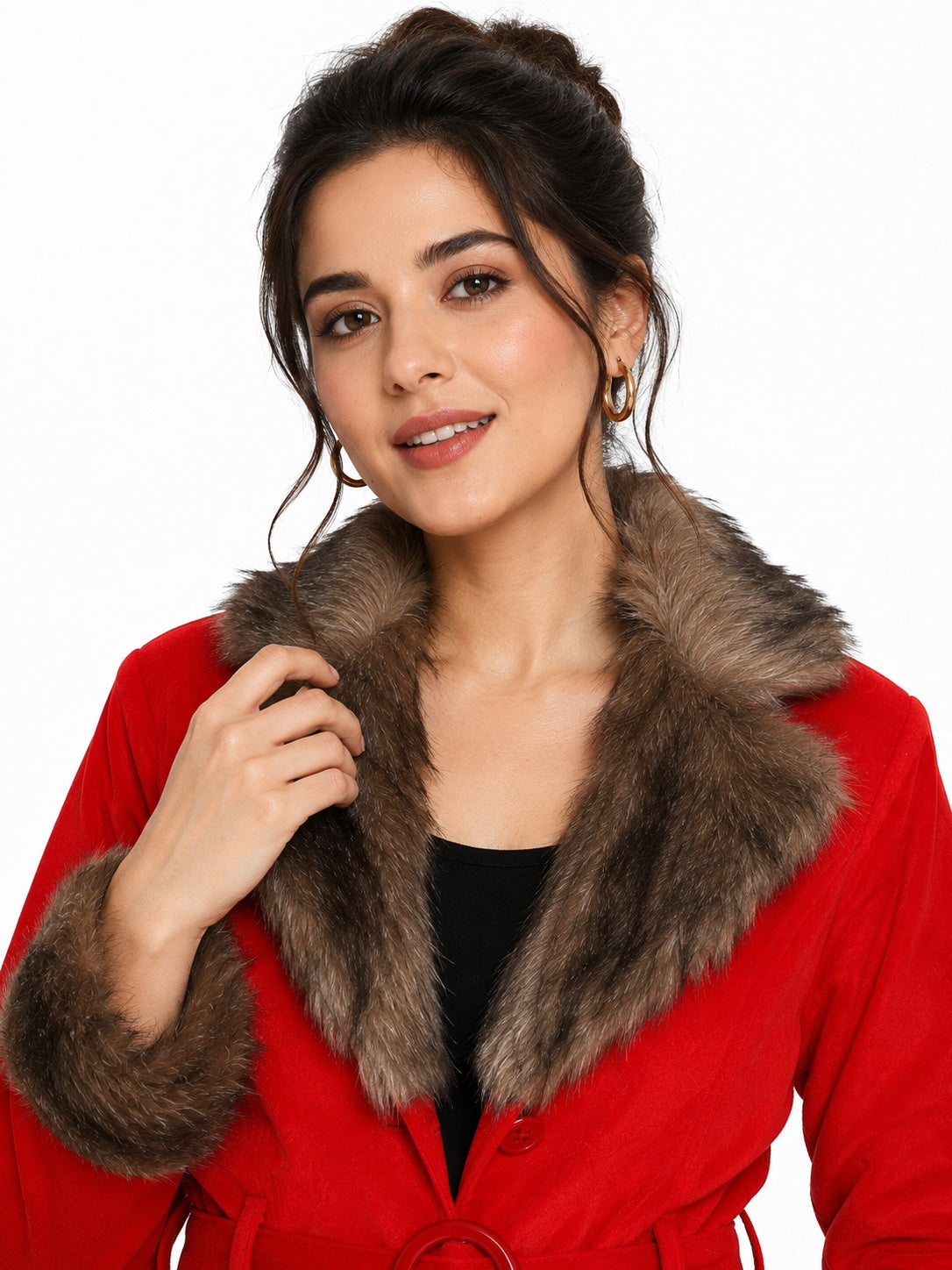 Winter Coat Velvet Fur Jacket