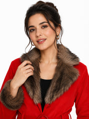 Winter Coat Velvet Fur Jacket