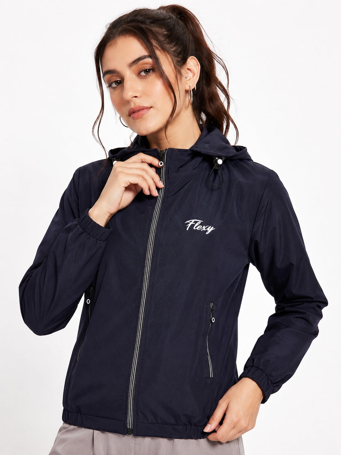 Windcheater Jacket with Detachable Hoodie
