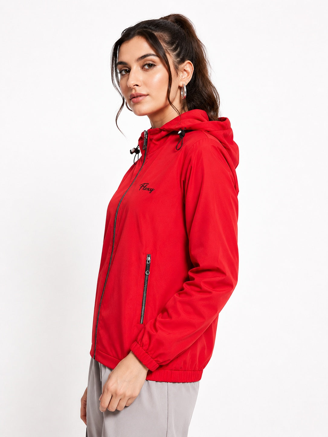 Windcheater Jacket with Detachable Hoodie