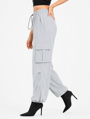Loose Fit Parachute Cargo Pant