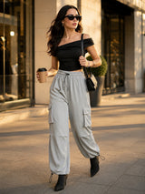 Loose Fit Parachute Cargo Pant