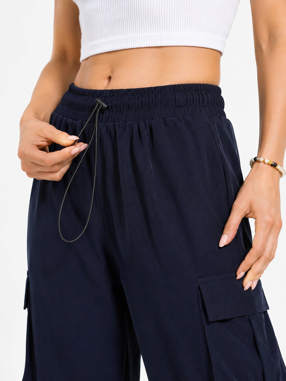 Loose Fit Parachute Cargo Pant