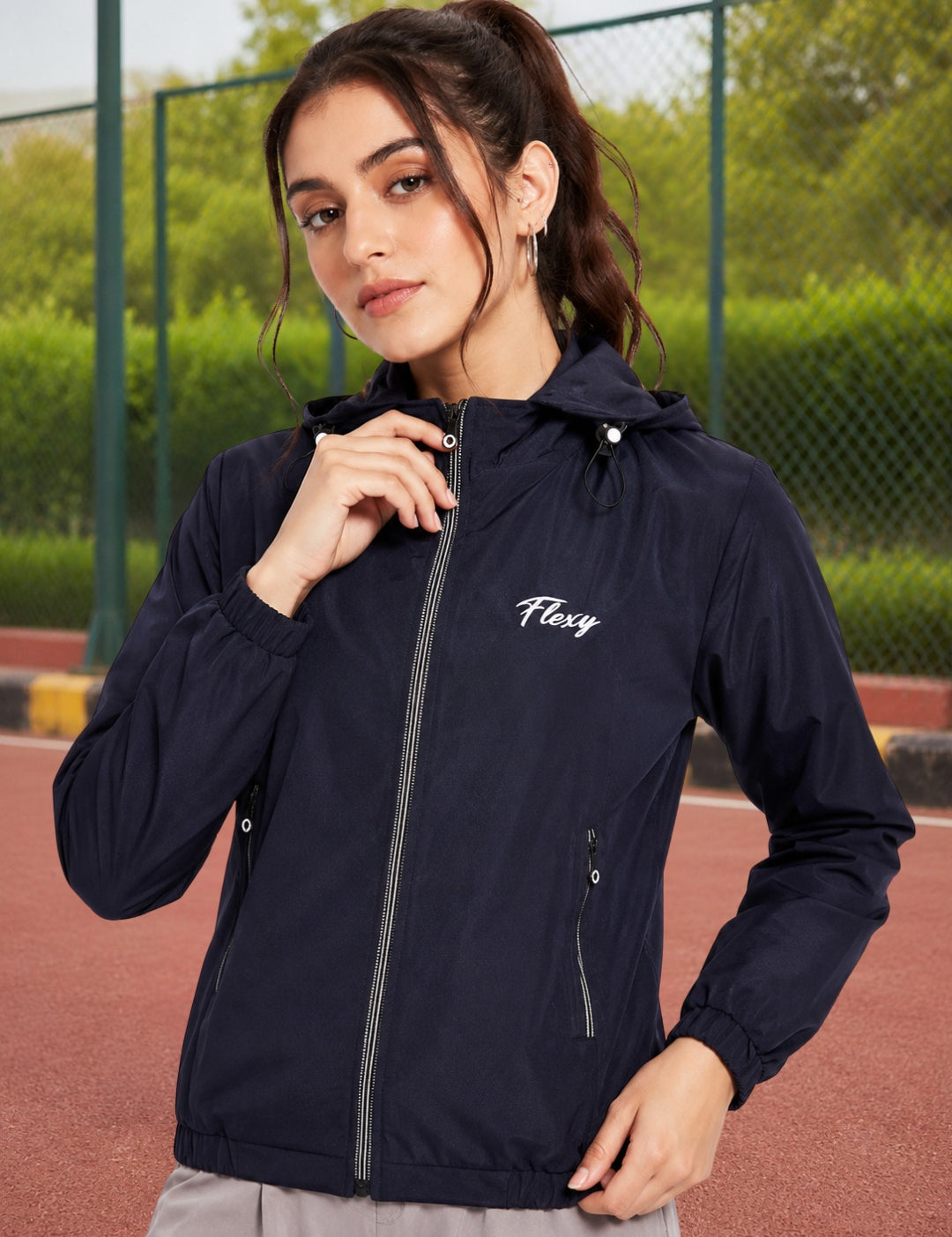 Windcheater Jacket with Detachable Hoodie