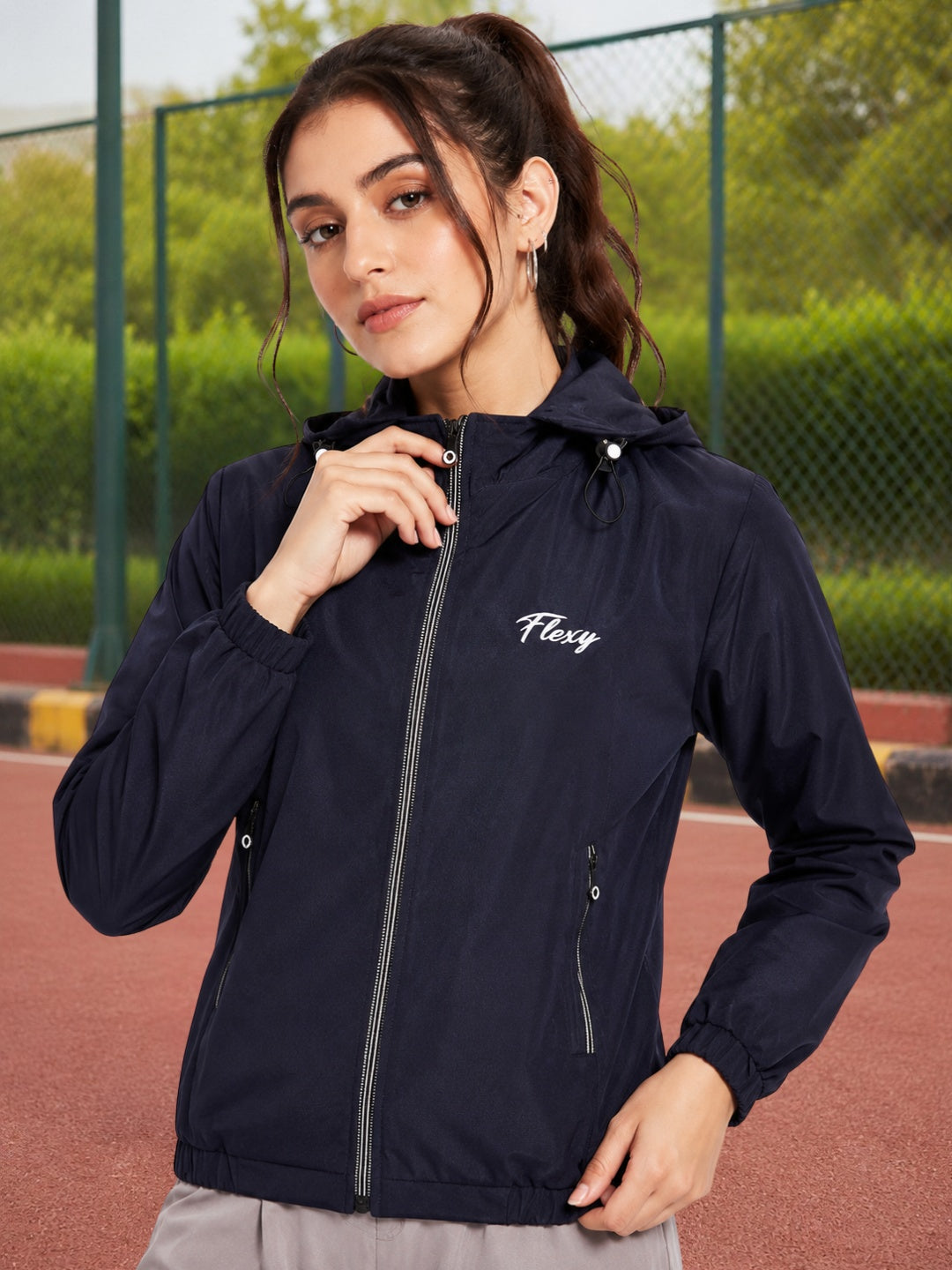 Windcheater Jacket with Detachable Hoodie