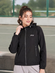 Windcheater Jacket with Detachable Hoodie